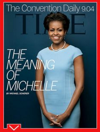 Time cover featuring first lady Michelle ObamaTime Magazine
